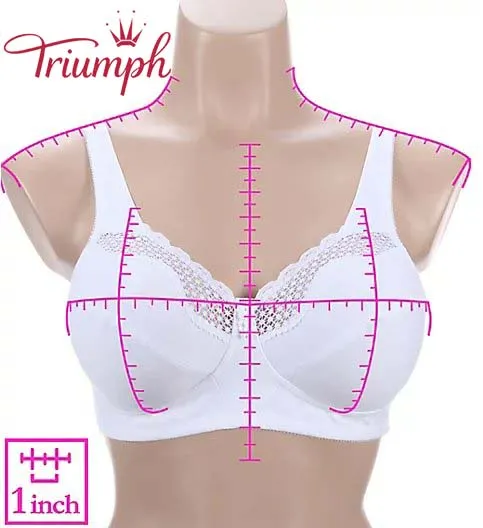 Triumph - Σουτιέν χωρίς σύρμα από βαμβάκι με μοναδικό σχήμα (4 τεμάχια)