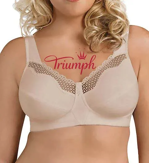 Triumph - Σουτιέν χωρίς σύρμα από βαμβάκι με μοναδικό σχήμα (4 τεμάχια)