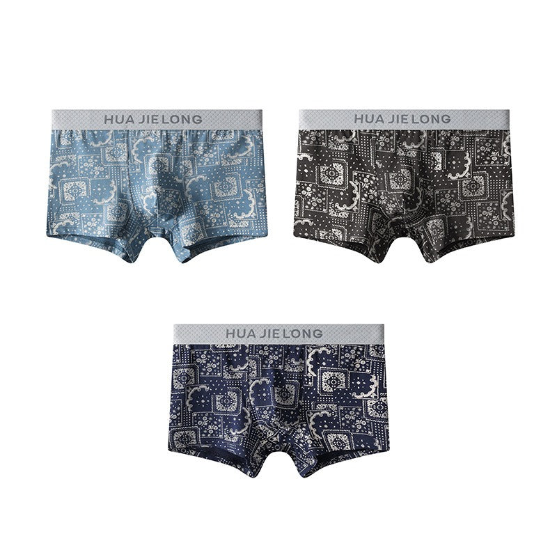 Cotton Printed Mid-Waist Underwear (set of 04)
