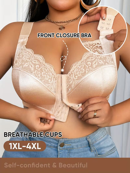 👙TRIAUMPH – [4 τεμ.]🔥50% γυναικείο σουτιέν πλήρους κάλυψης για γυναίκες plus size - Σουτιέν plus size με εκφραστικές αναλογίες