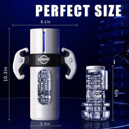 9 ωθήσεις, 9 δονήσεις, 5 λειτουργίες αναρρόφησης και θέρμανσης aνδρικός αυνανιστής