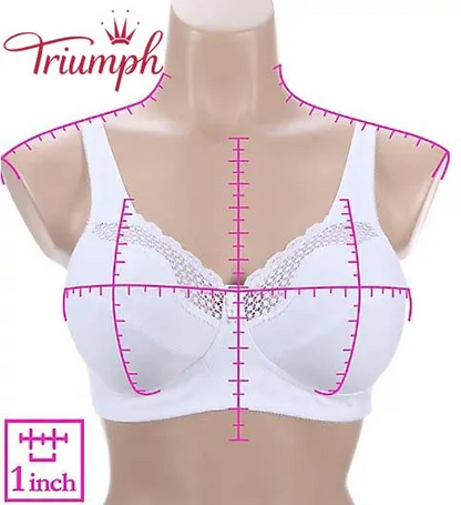 Triumph - Σουτιέν χωρίς σύρμα από βαμβάκι με μοναδικό σχήμα (4 τεμάχια)