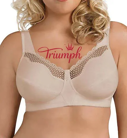 Triumph - Σουτιέν χωρίς σύρμα από βαμβάκι με μοναδικό σχήμα (4 τεμάχια)