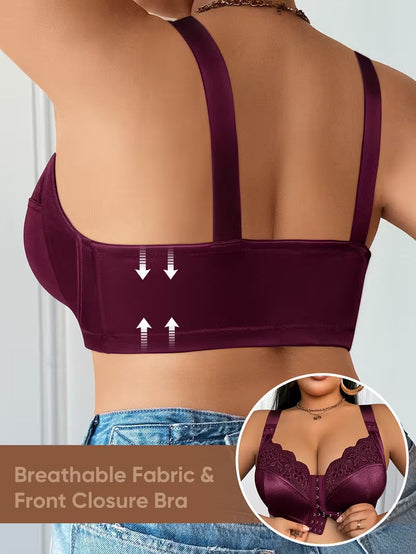 👙TRIAUMPH – [4 τεμ.]🔥50% γυναικείο σουτιέν πλήρους κάλυψης για γυναίκες plus size - Σουτιέν plus size με εκφραστικές αναλογίες