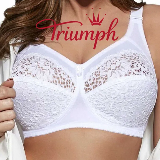 Triumph® – Πακέτο 4 τεμαχίων 💖50% έκπτωση ✨Νέο γυναικείο σουτιέν με κέντημα για μεγάλα μεγέθη 2025