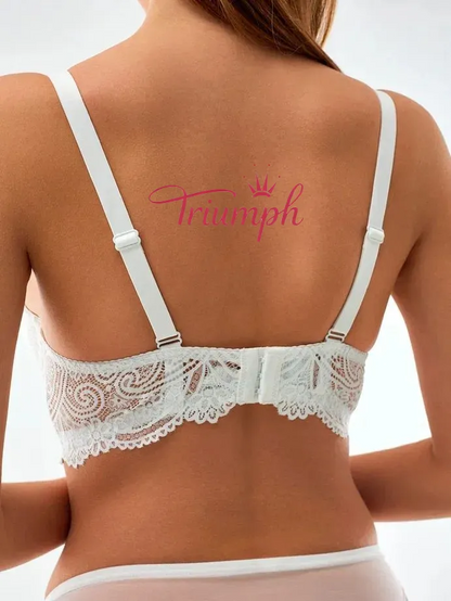 „Triumph®“ 5 vnt.💖50 % nuolaida✨Nėriniuota liemenėlė dideliems dydžiams, gili V formos [65A-120H]