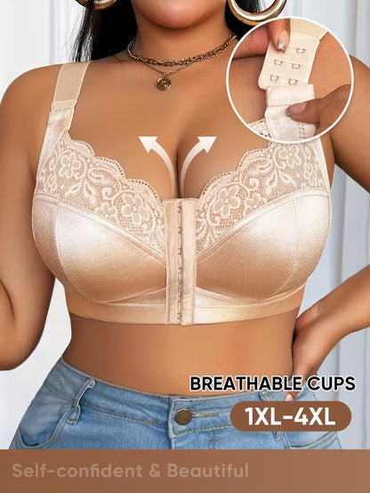 👙TRIAUMPH – [4 τεμ.]🔥50% γυναικείο σουτιέν πλήρους κάλυψης για γυναίκες plus size - Σουτιέν plus size με εκφραστικές αναλογίες