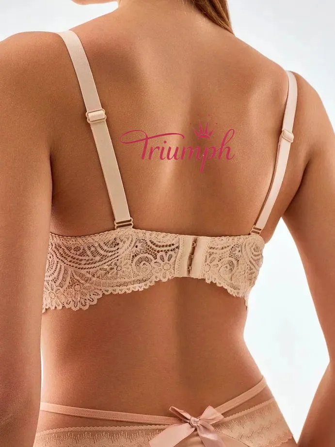 „Triumph®“ 5 vnt.💖50 % nuolaida✨Nėriniuota liemenėlė dideliems dydžiams, gili V formos [65A-120H]