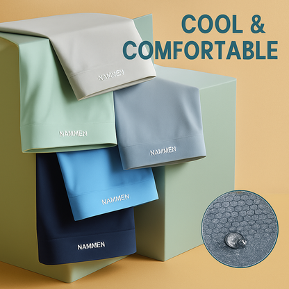 Men's Pure Ice Silk Antibacterial Ultrathin Underwear(set of 4)