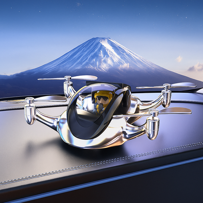 Περιστρεφόμενο ηλιακό drone με άρωμα αυτοκινήτου