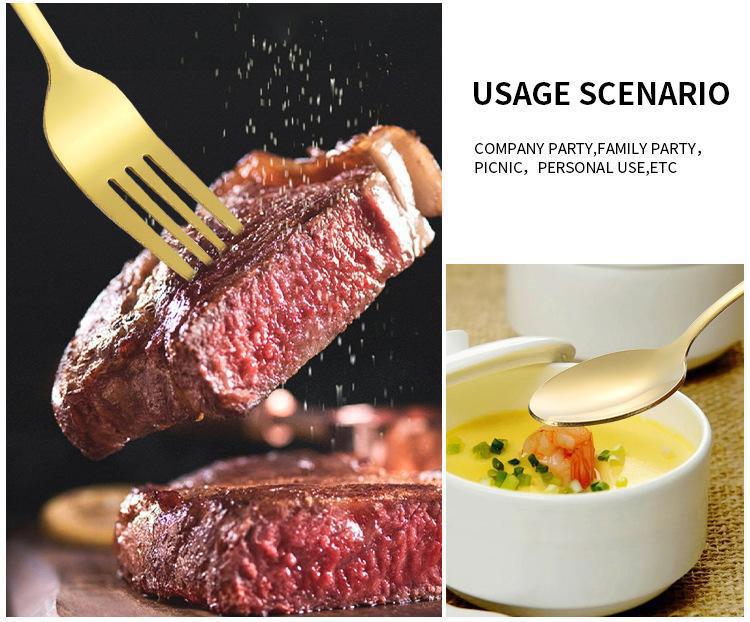 Σετ μαχαιροπίρουνων από ανοξείδωτο ατσάλι 24 τεμαχίων