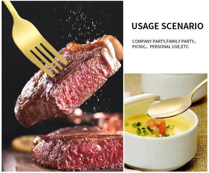 Σετ μαχαιροπίρουνων από ανοξείδωτο ατσάλι 24 τεμαχίων