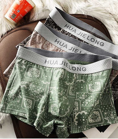 Cotton Printed Mid-Waist Underwear (set of 04)