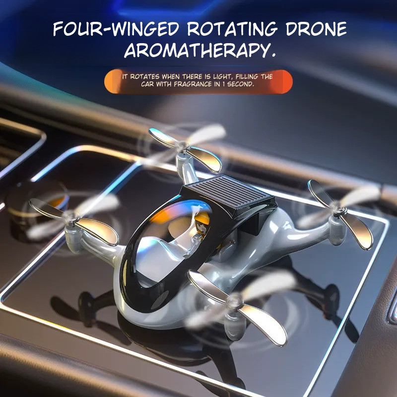 Περιστρεφόμενο ηλιακό drone με άρωμα αυτοκινήτου
