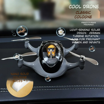 Περιστρεφόμενο ηλιακό drone με άρωμα αυτοκινήτου
