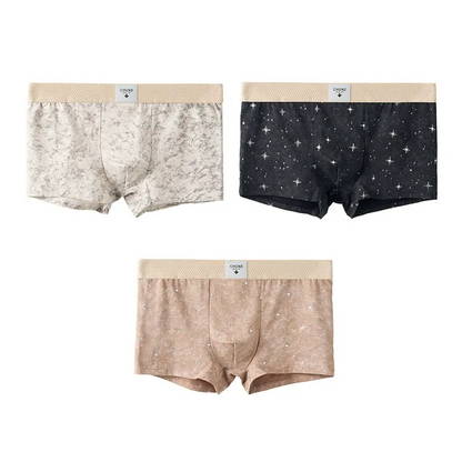 Sparkle Star Printed Slim Fit Underwear (Set of 03)