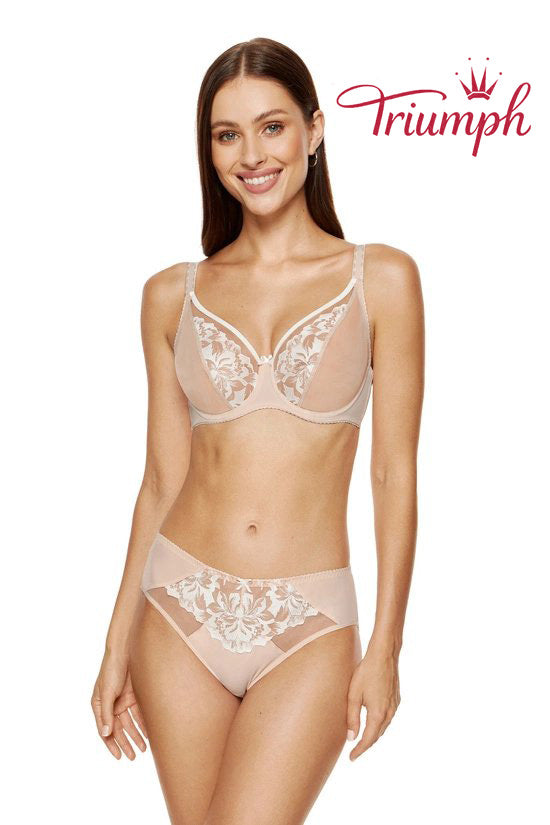 Triumph - Σετ 4 τεμαχίων 🔥Σουτιέν Triumph με δαντέλα και push-up 2025
