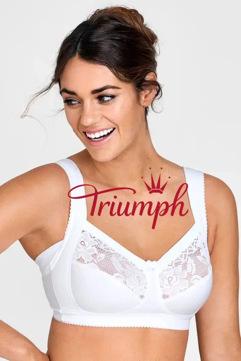 Triumph--4 sztuki (75B-115F) 💝 Biustonosz z koronką