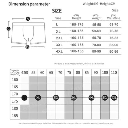 Men's Pure Ice Silk Antibacterial Ultrathin Underwear(set of 4)