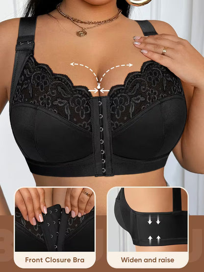 👙TRIAUMPH – [4 τεμ.]🔥50% γυναικείο σουτιέν πλήρους κάλυψης για γυναίκες plus size - Σουτιέν plus size με εκφραστικές αναλογίες