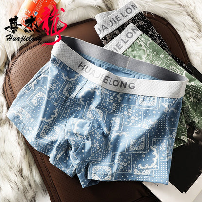 Cotton Printed Mid-Waist Underwear (set of 04)