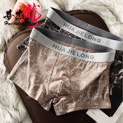 Cotton Printed Mid-Waist Underwear (set of 04)