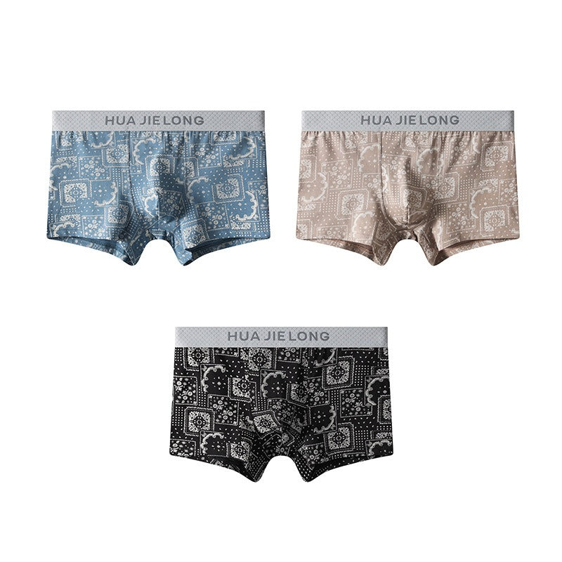 Cotton Printed Mid-Waist Underwear (set of 04)