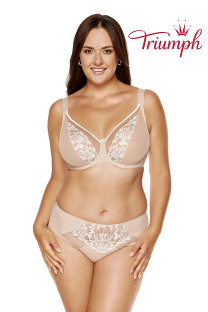 Triumph - Σετ 4 τεμαχίων 🔥Σουτιέν Triumph με δαντέλα και push-up 2025