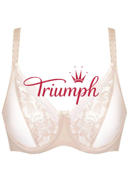 Triumph - Σετ 4 τεμαχίων 🔥Σουτιέν Triumph με δαντέλα και push-up 2025